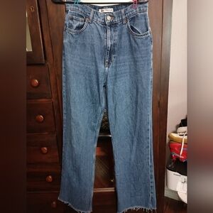 Zara Blue Straight Leg Jeans